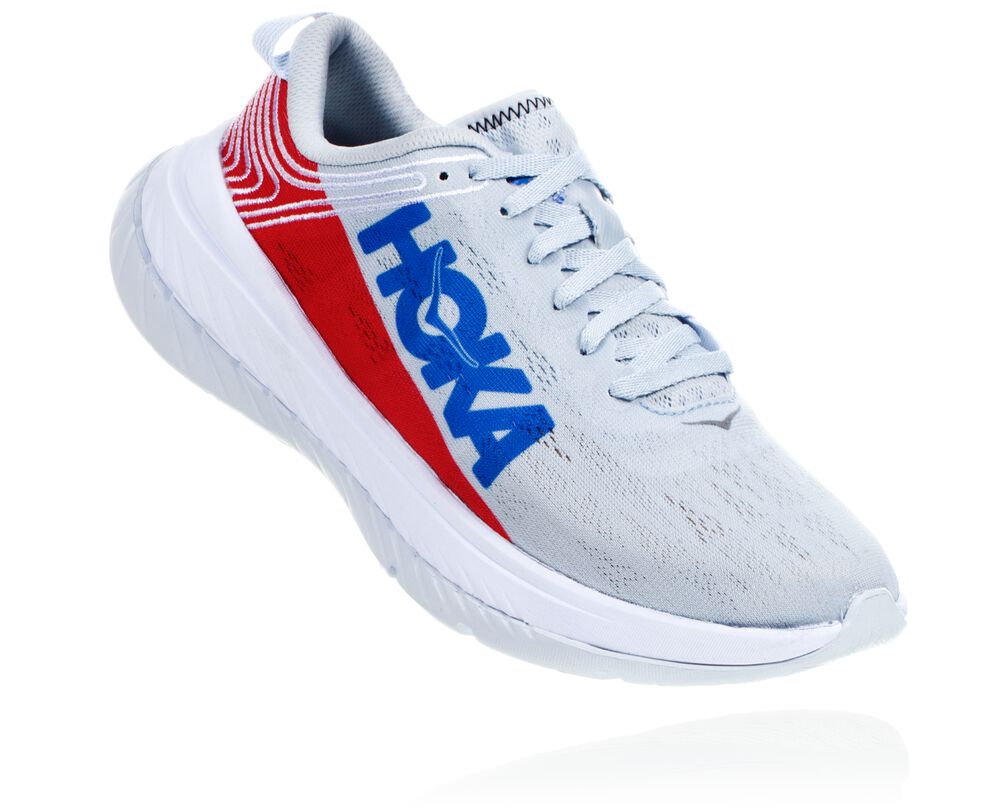 Hoka One One Carbon X Löparskor Dam Beige/Röda - SE-1450367